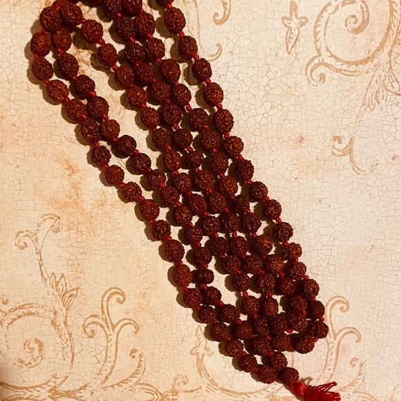 Hem Gulab and Jasmine Incense Holder Diya Rudraksha Mala - Picture 6 of 11